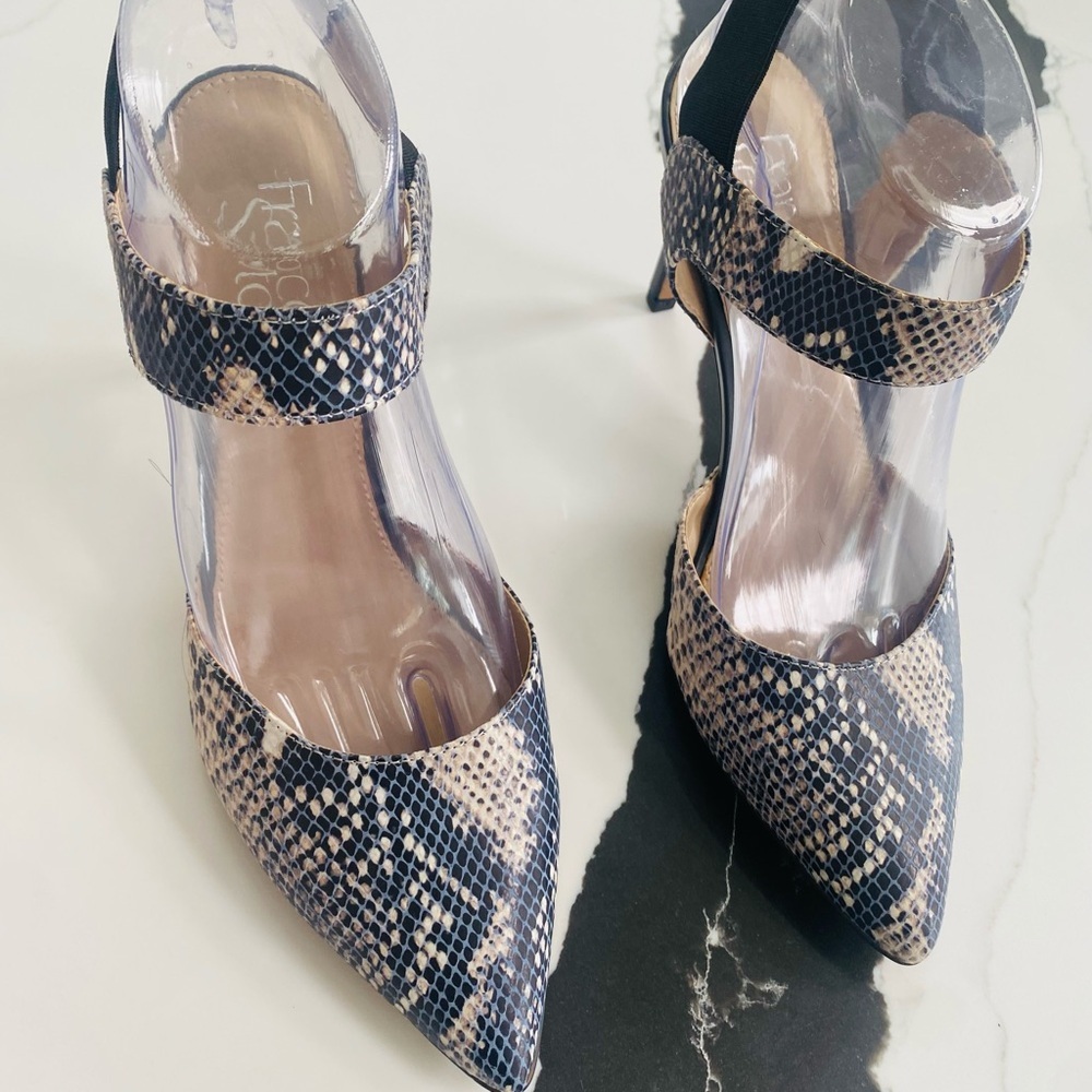 Franco Sarto Elegant Snakeskin Patterned Women's Heels